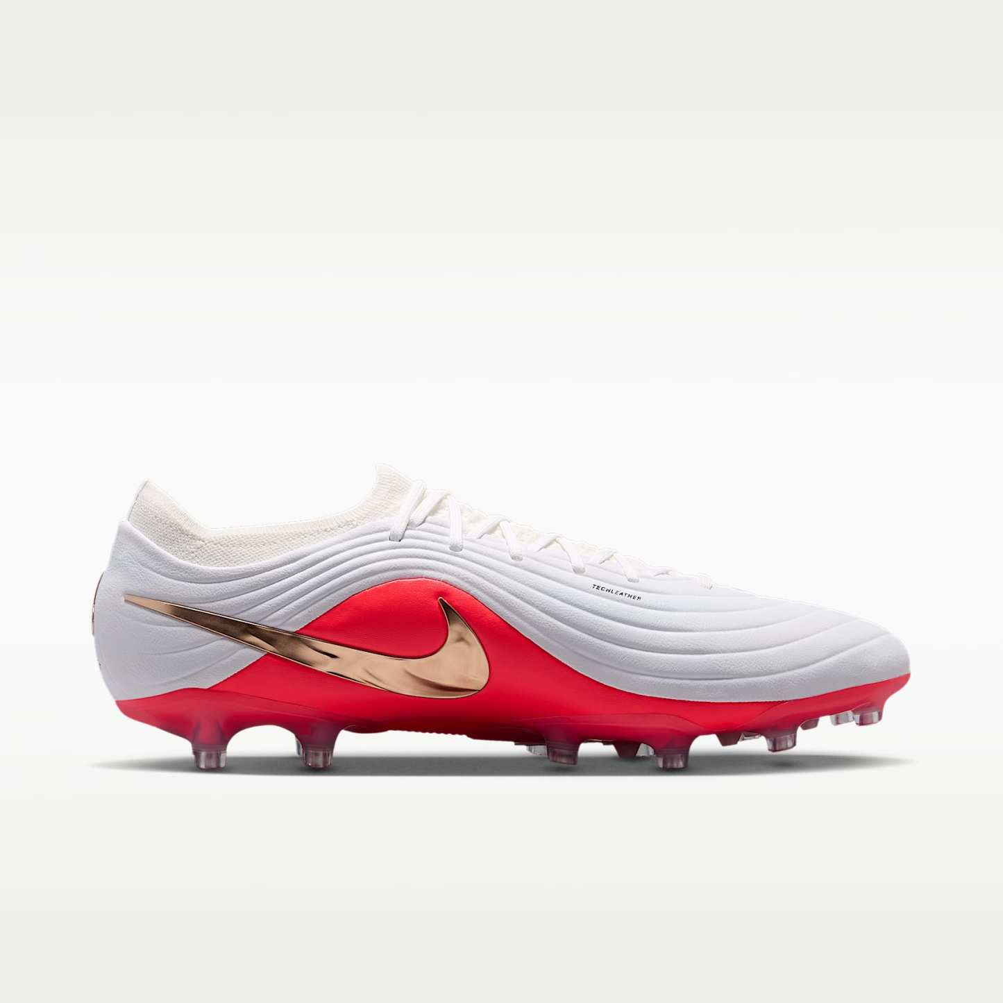 Nike Tiempo Maestro Elite Low Top Fußballschuh für Kunstrasen – Weiß/Bright Crimson/Blur
