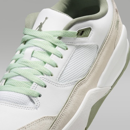 Jordan Flight Court Schuh (Herren) – Weiß/Swan/Jade Stone/Vintage Lichen
