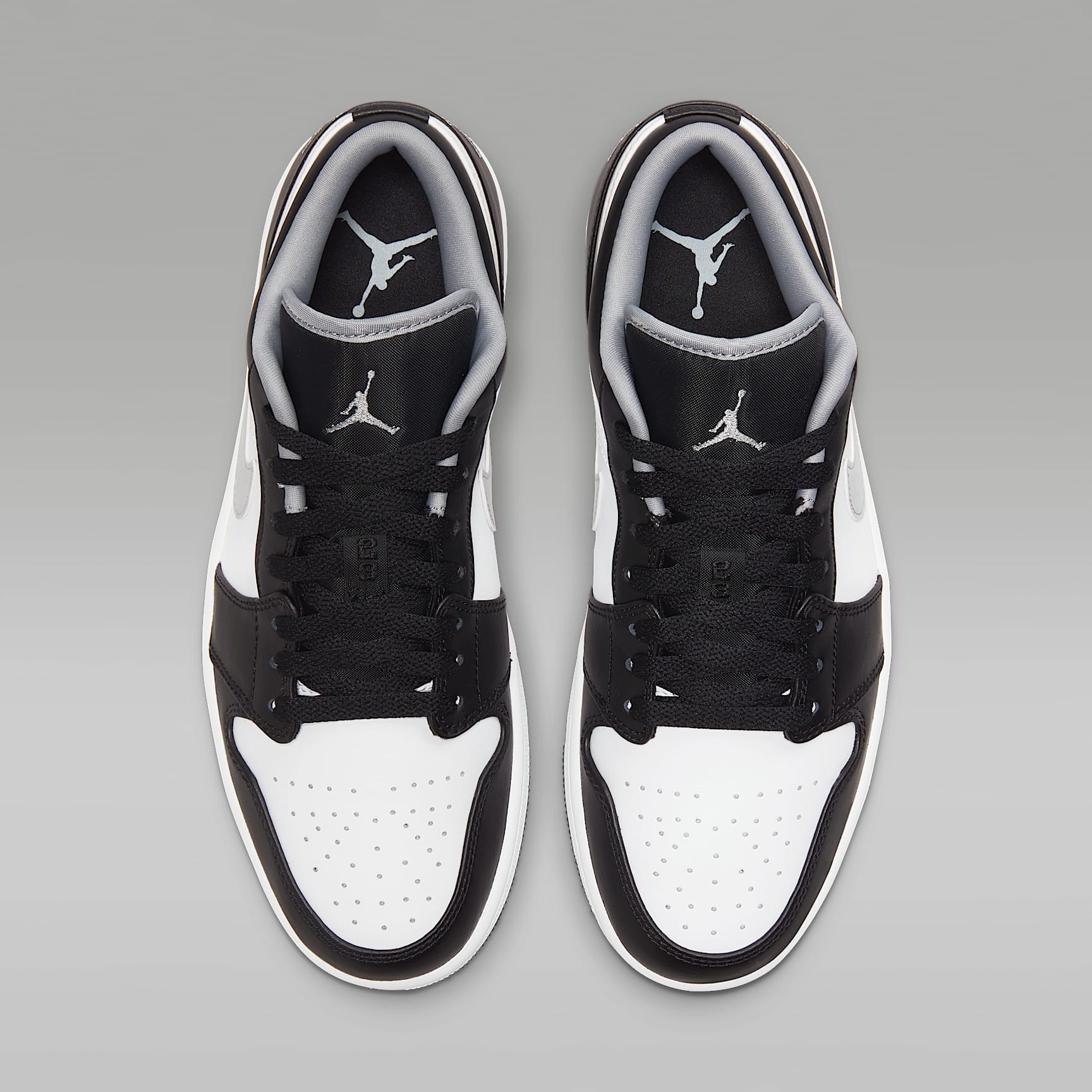 Air Jordan 1 Low Herrenschuh – Schwarz/Weiß/Particle Grey