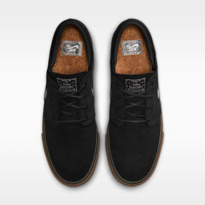 Nike SB Zoom Janoski OG+ Skateschuh – Schwarz/Schwarz/Gum Light Brown/Weiß