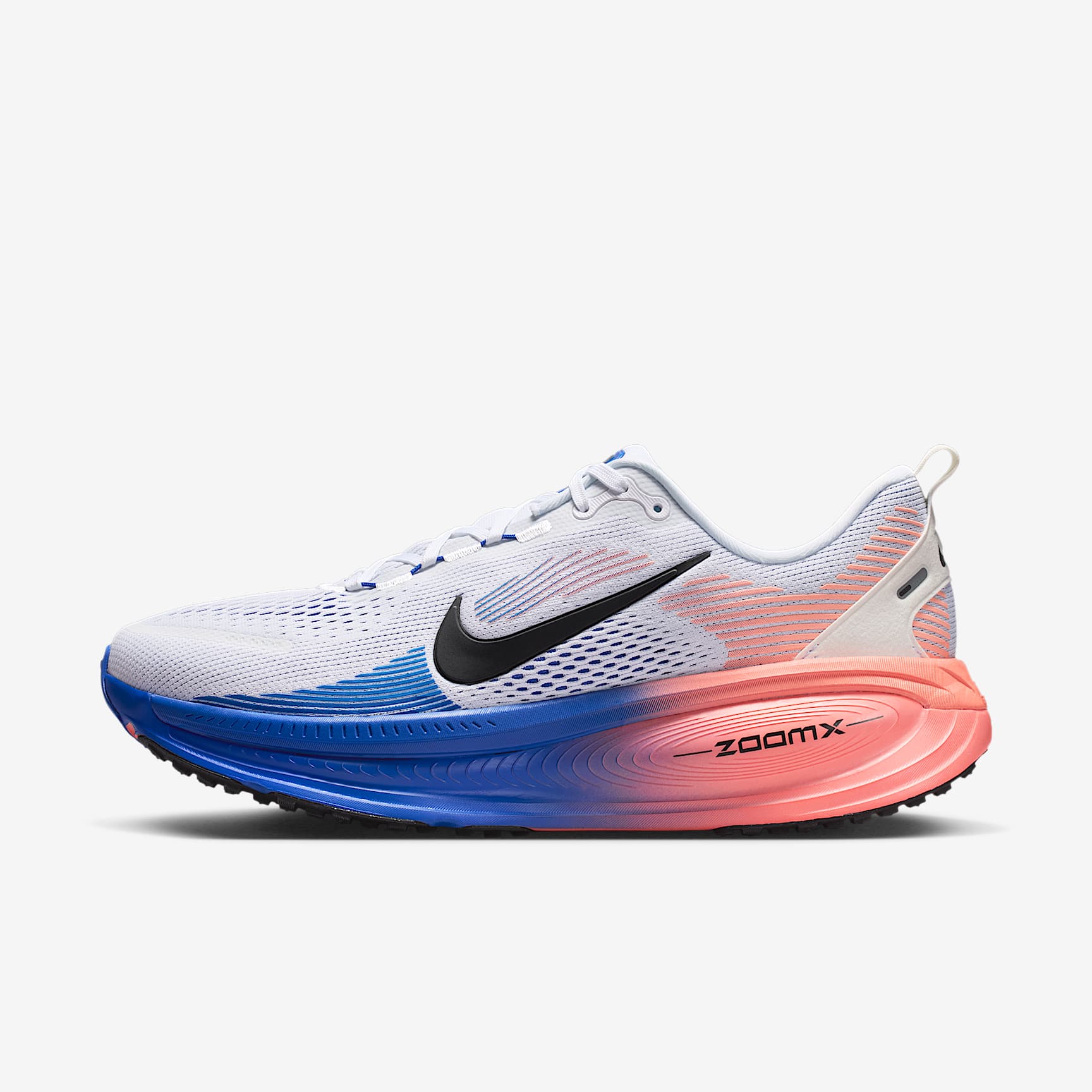 Nike Vomero 18 Straßenlaufschuh (Herren) – Weiß/Racer Blue/Atomic Pink/Schwarz