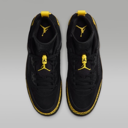 Jordan Spizike Low Schuh (Herren) – Schwarz/Speed Yellow/Speed Yellow/Schwarz