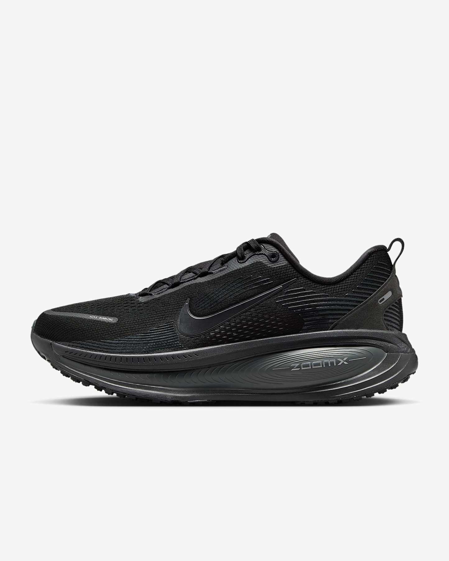 Nike Vomero 18 Straßenlaufschuh (Herren) – Schwarz/Dark Smoke Grey/Light Smoke Grey/Schwarz