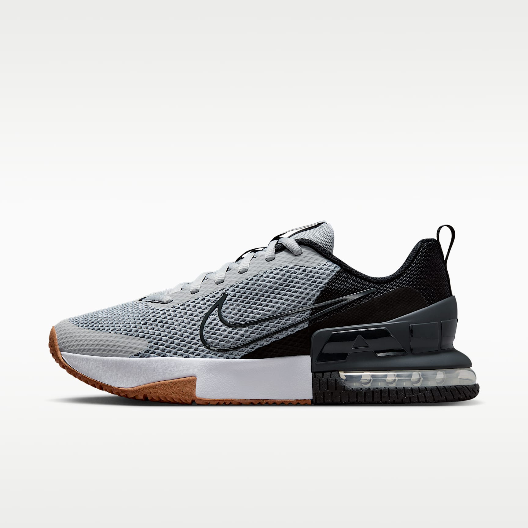 Nike Air Max Alpha Trainer 6 Workout-Schuh (Herren) – Light Smoke Grey/Schwarz/Gum Medium Brown/Anthracite