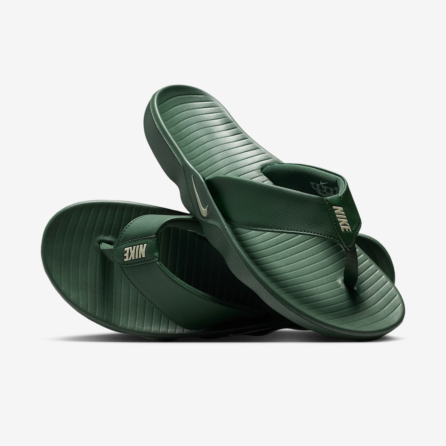 Nike Marina Slides (Herren) – Fir/Light Khaki