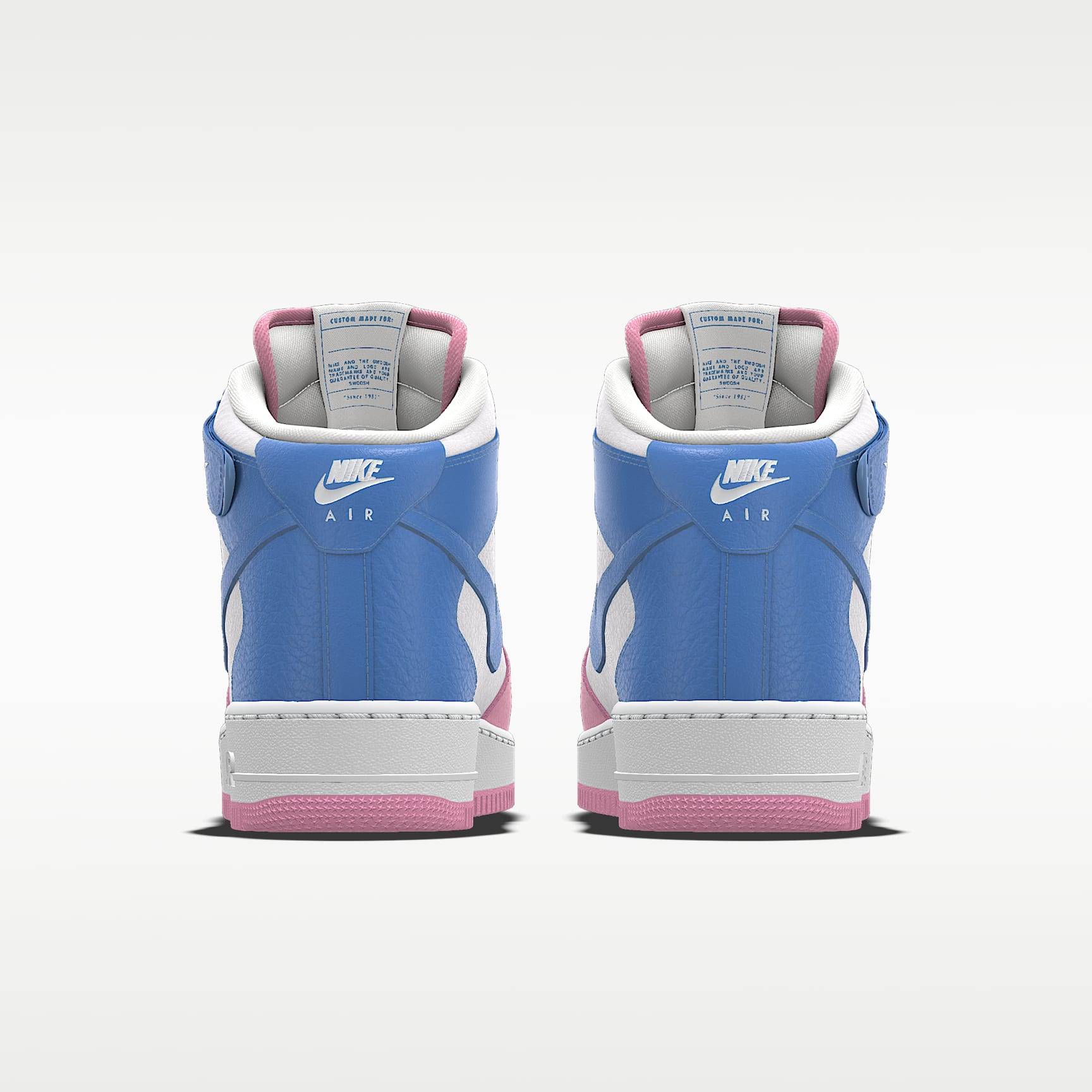 Nike Air Force 1 Mid By You personalisierbarer Damenschuh – Multi-Color/Multi-Color/Multi-Color [4523234192]