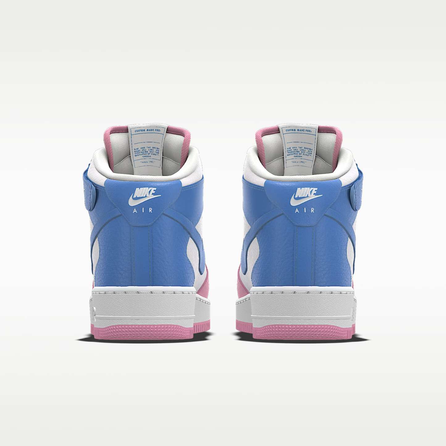Nike Air Force 1 Mid By You personalisierbarer Damenschuh – Multi-Color/Multi-Color/Multi-Color [4523234192]