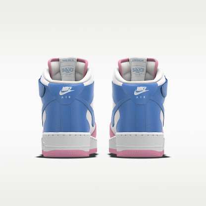 Nike Air Force 1 Mid By You personalisierbarer Damenschuh – Multi-Color/Multi-Color/Multi-Color [4523234192]