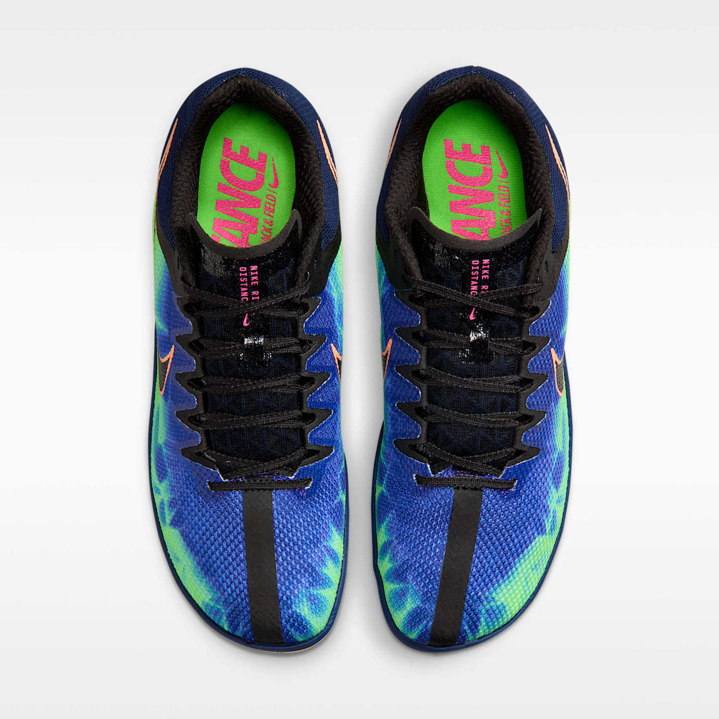 Nike Zoom Rival Distance Glam Leichtathletik-Langstrecken-Spikes – Dark Obsidian/Indigo Burst/Grün/Schwarz