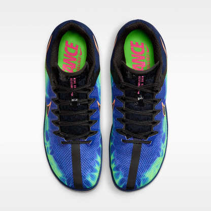 Nike Zoom Rival Distance Glam Leichtathletik-Langstrecken-Spikes – Dark Obsidian/Indigo Burst/Grün/Schwarz