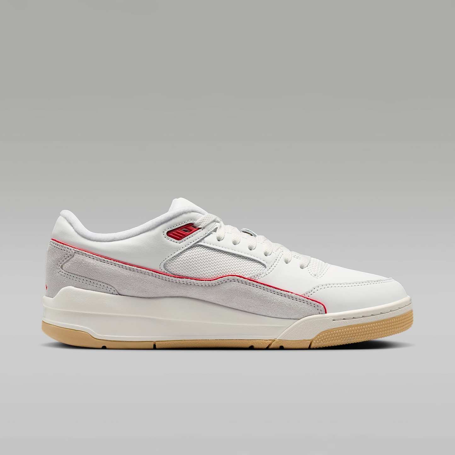 Jordan Flight Court Schuh (Herren) – Summit White/Pure Platinum/Sesame/University Red