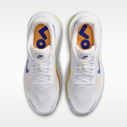Nike Vomero Premium Straßenlaufschuh (Herren) – Weiß/Total Orange/Laser Orange/Lapis