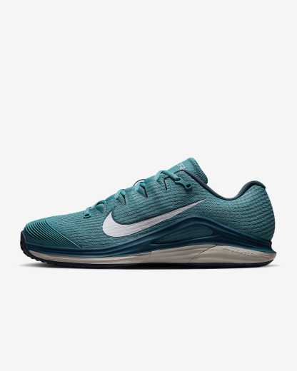 Nike Vapor 12 Clay Court Tennisschuh (Herren) – Smokey Blue/Light Bone/New Slate/Weiß