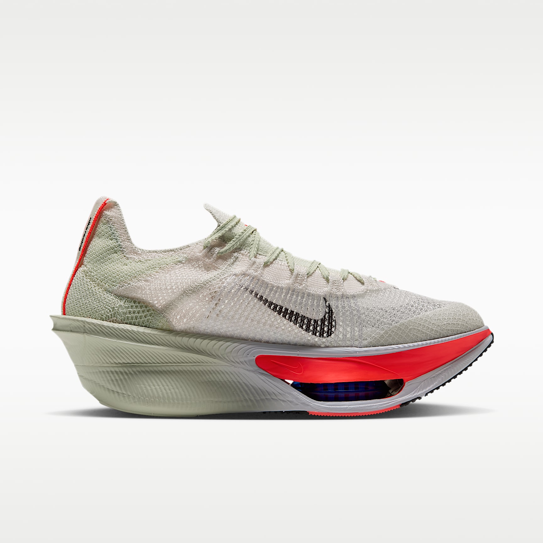 Nike Alphafly 4 Straßenlaufschuh für Wettkämpfe (Damen) – Sea Glass/Laser Crimson/Phantom/Burgundy Ash