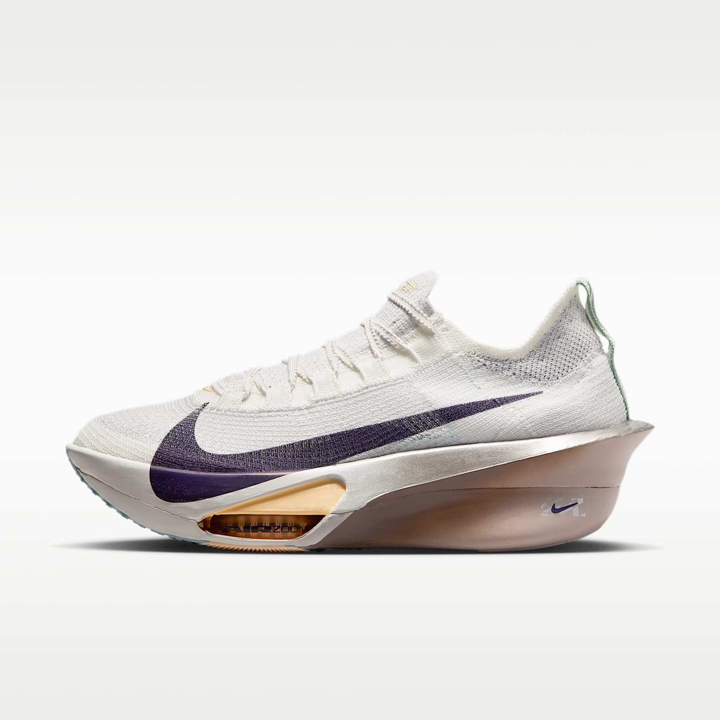 Nike Alphafly 3 Herren-Straßenlaufschuh für Wettkämpfe – Platinum Tint/Ocean Cube/Moon Particle/Purple Dynasty