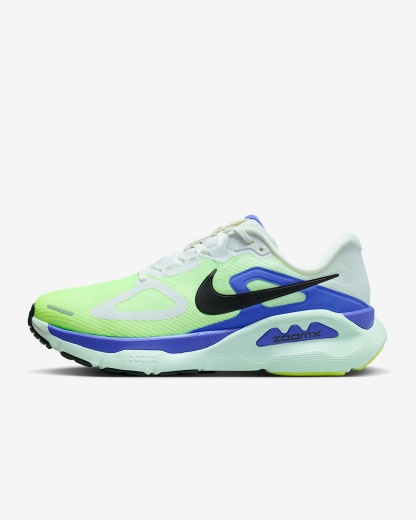 Nike Structure Plus Straßenlaufschuh (Herren) – Weiß/Volt Ice/Barely Green/Black Spruce