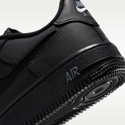 Nike Air Force 1 LV8 Schuh (ältere Kinder) – Schwarz/Cool Grey/Cool Grey