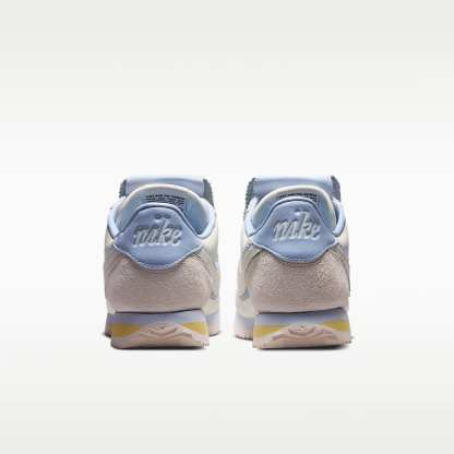 Nike Cortez Schuh (Damen) – Sail/Soft Yellow/Hydrogen Blue/Sail