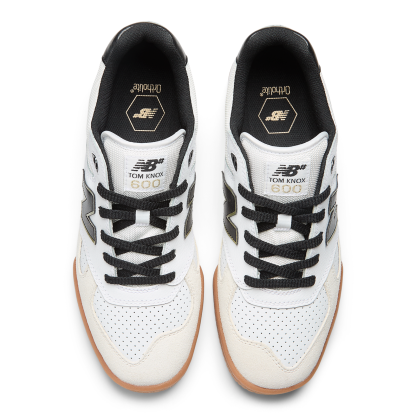 New Balance M Numeric 600 Tom Knox Skateboardschuhe in WEISS