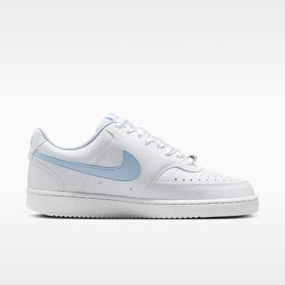 Nike Court Vision Low Schuh (Damen) – Weiß/Hydrogen Blue