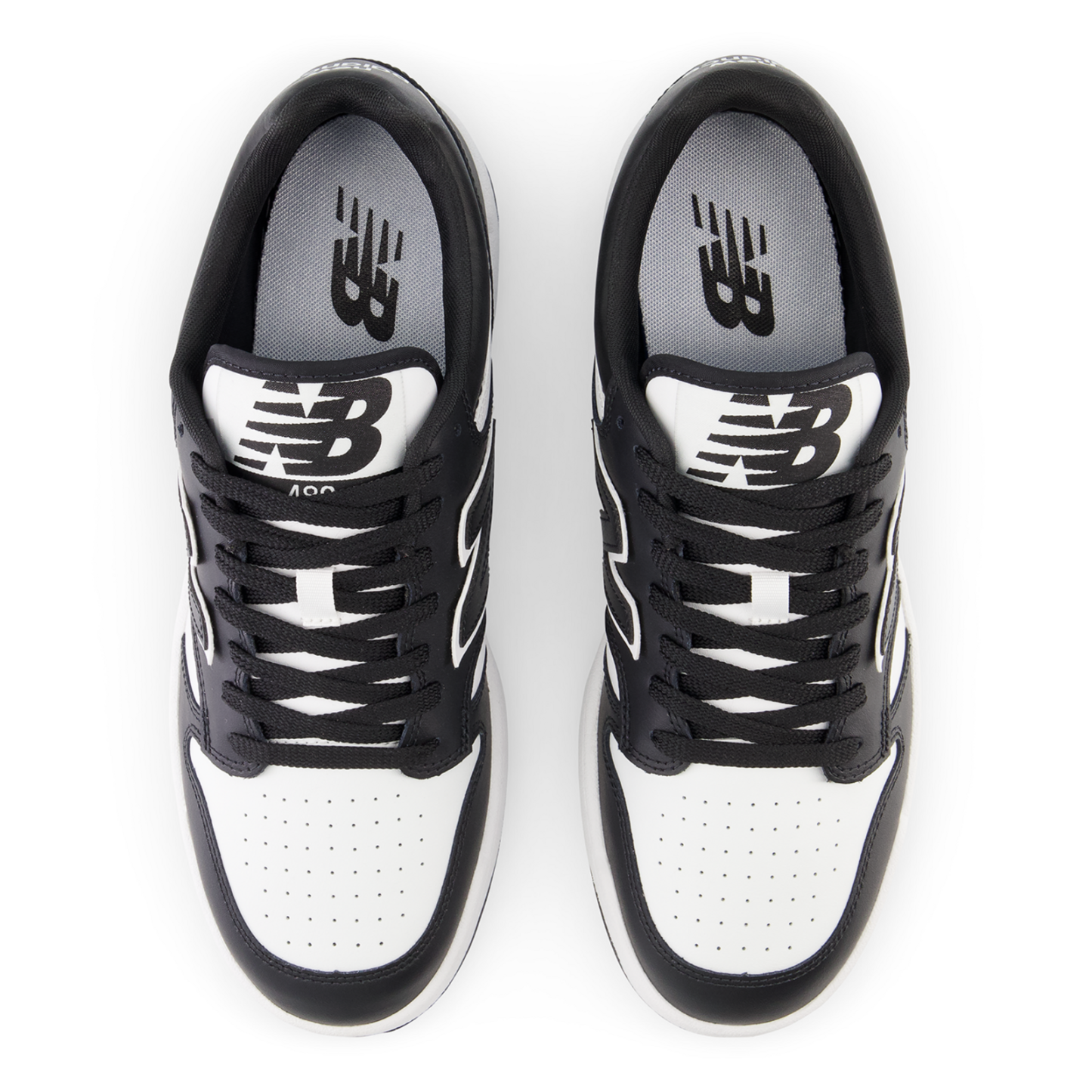 New Balance U 480 Leather Freizeitschuhe in SCHWARZ
