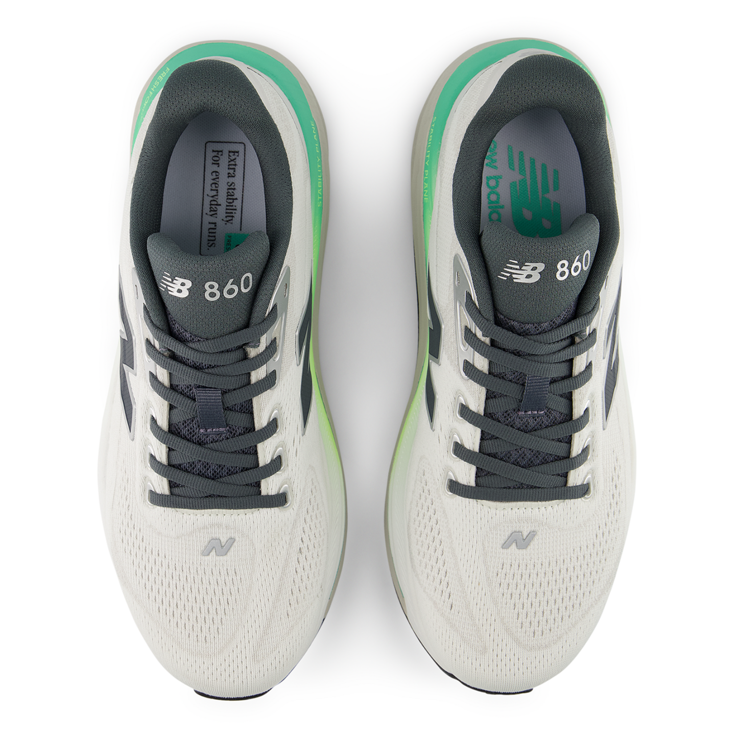 New Balance M 860 v15 Laufschuhe in WEISS
