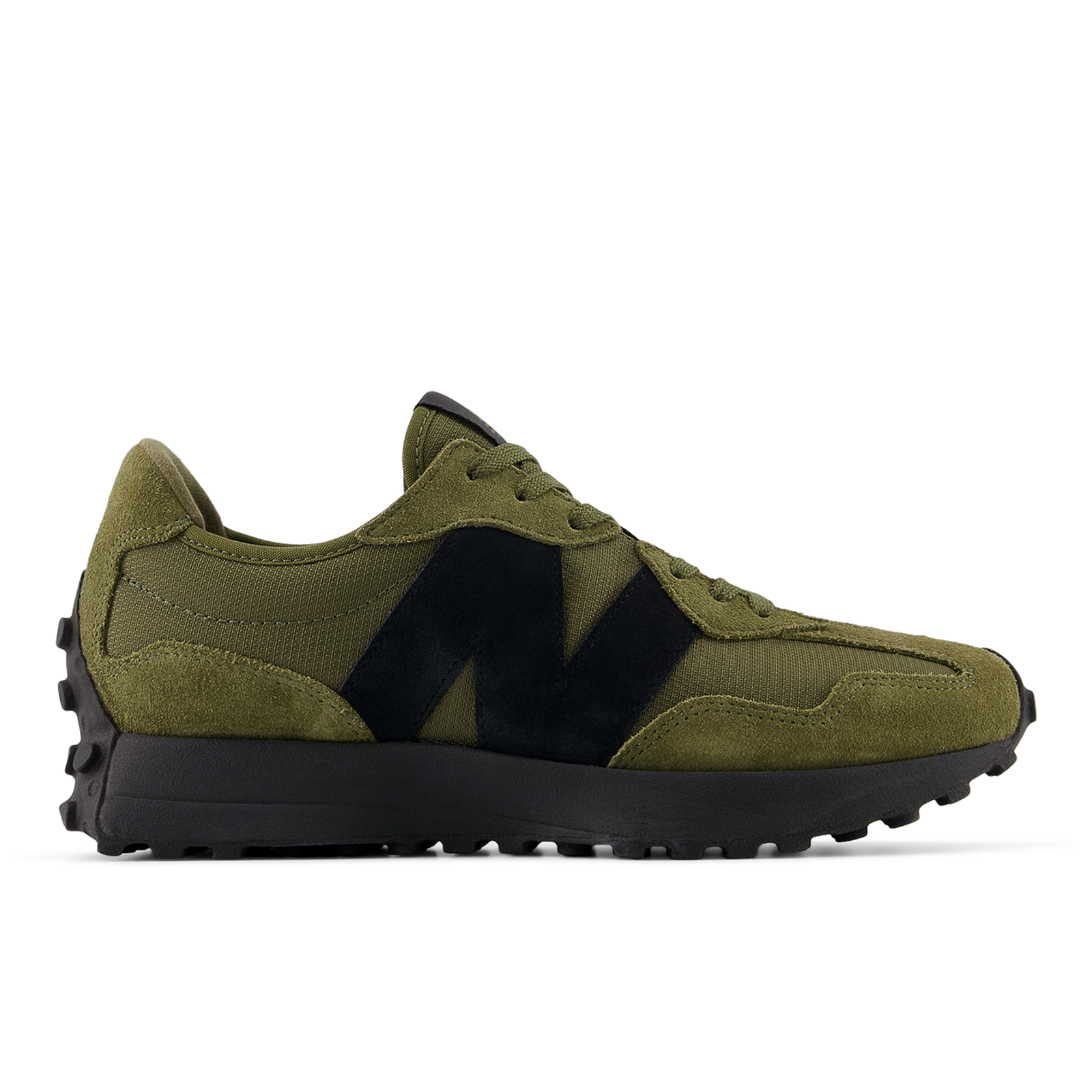 New Balance M 327 Dark Wood Freizeitschuhe in GRÜN
