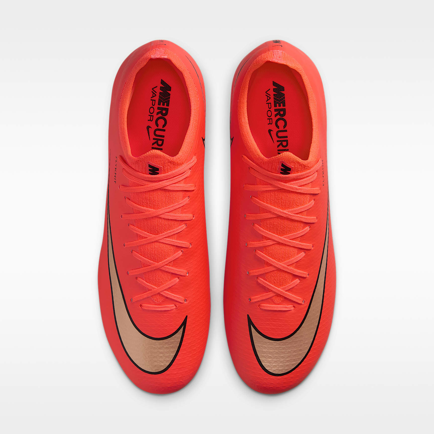 Nike Mercurial Vapor 17 Pro Low-Top-Fußballschuh für normalen Rasen – Bright Crimson/Blur