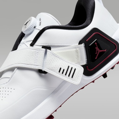 Jordan Air Rev Golfschuh – Weiß/Team Red/Schwarz