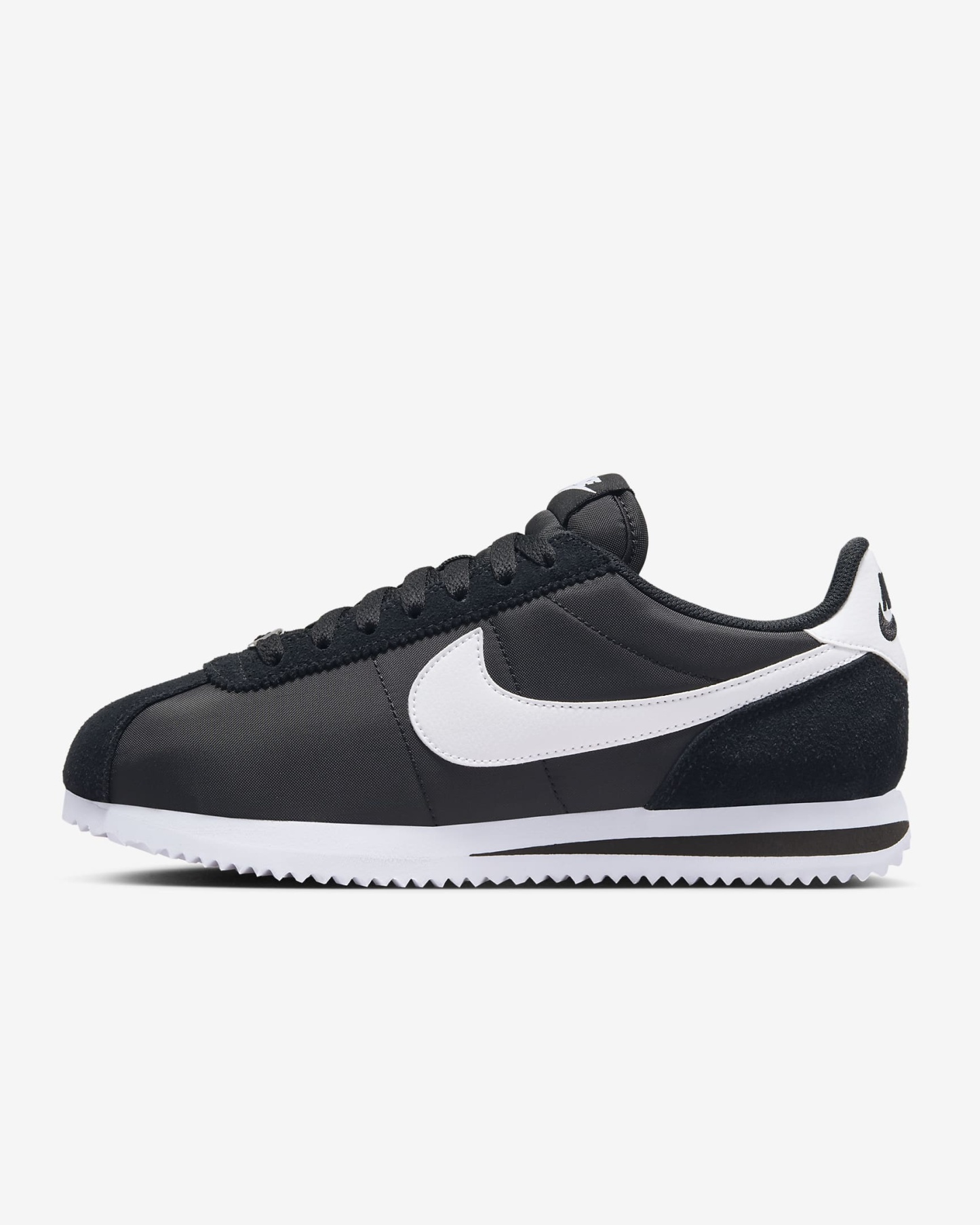 Nike Cortez Textile Schuh (Damen) – Schwarz/Weiß