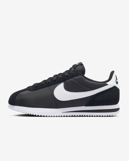 Nike Cortez Textile Schuh (Damen) – Schwarz/Weiß