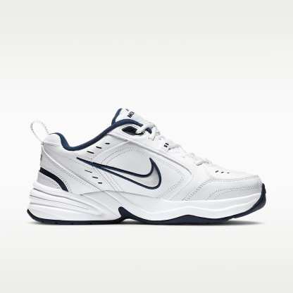 Nike Air Monarch IV Workout-Schuh für Herren – Weiß/Metallic Silver
