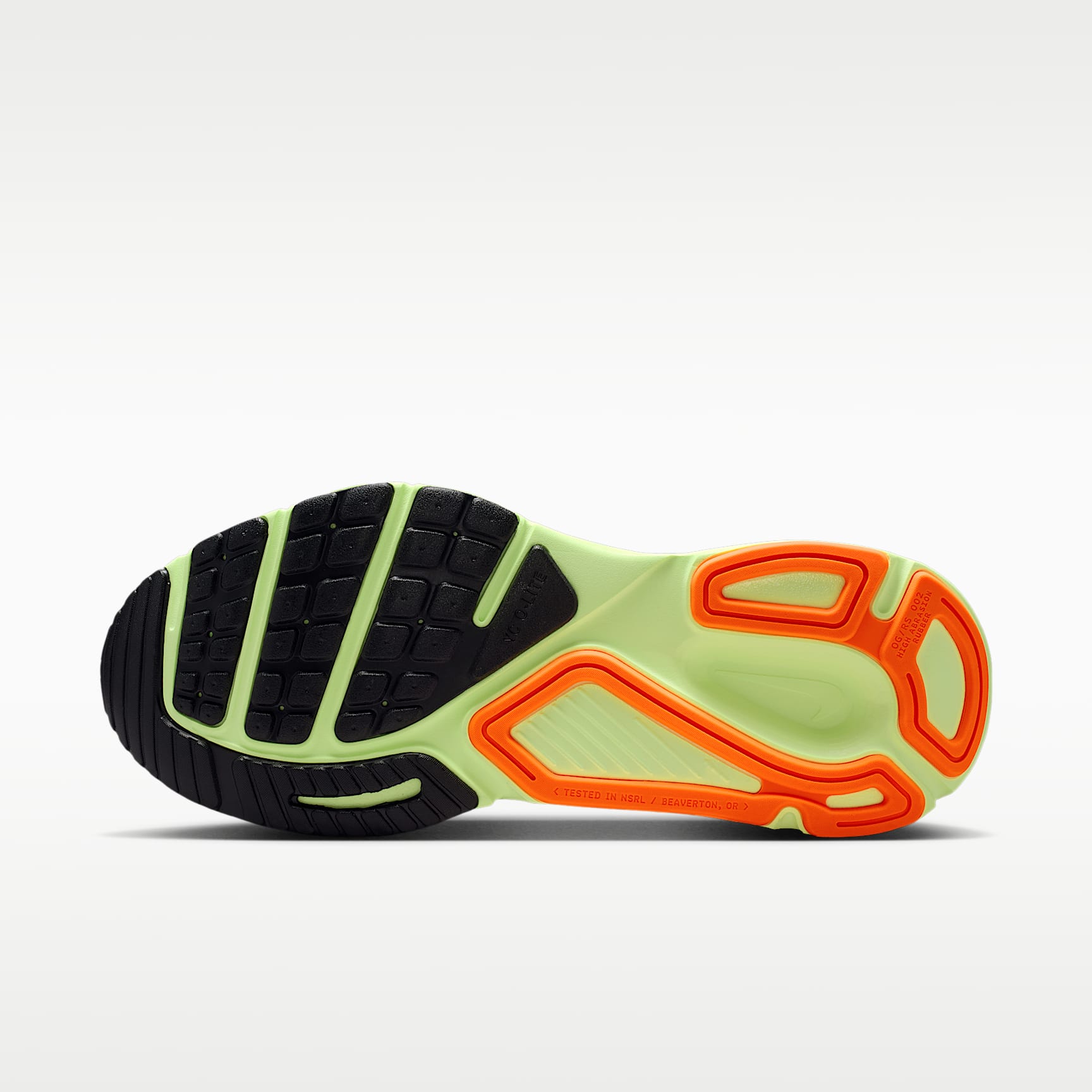 Nike Structure Plus Straßenlaufschuh (Herren) – Weiß/Pure Platinum/Volt/Schwarz
