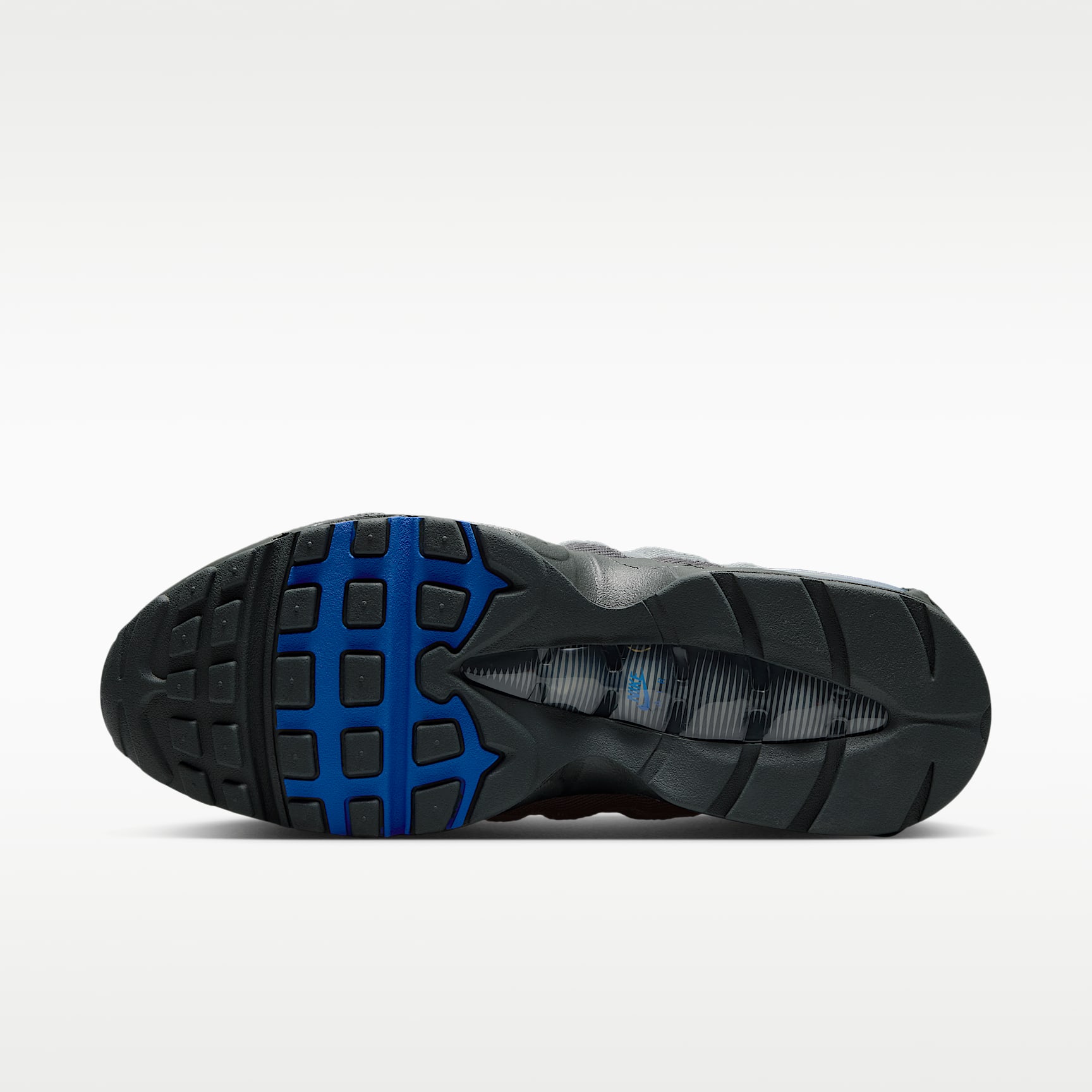 Nike Air Max 95 Big Bubble Schuh (Herren) – Smoke Grey/Anthracite/Schwarz/Racer Blue