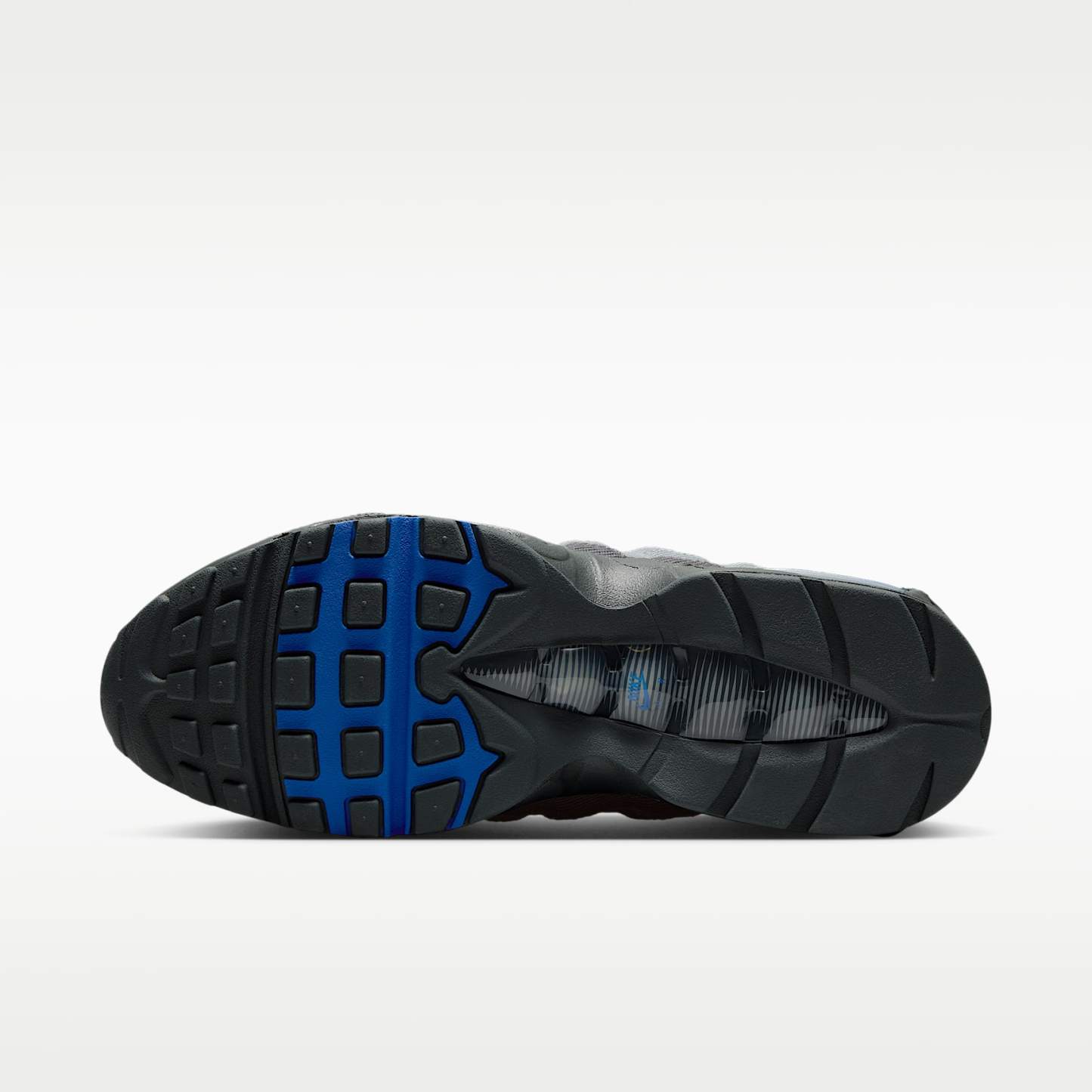 Nike Air Max 95 Big Bubble Schuh (Herren) – Smoke Grey/Anthracite/Schwarz/Racer Blue