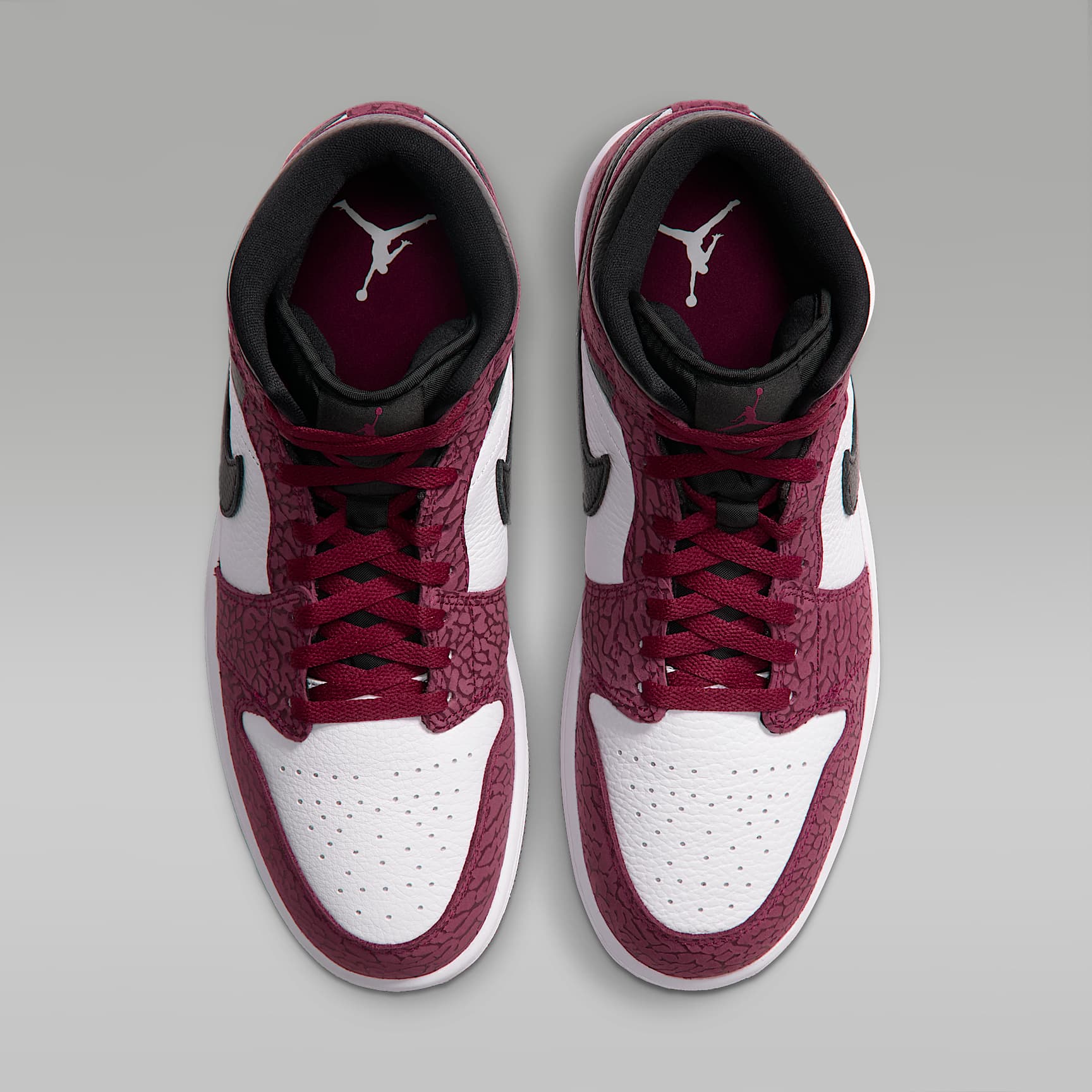 Air Jordan 1 Mid SE Schuh (Herren) – Team Red/Schwarz/Dark Team Red/Weiß
