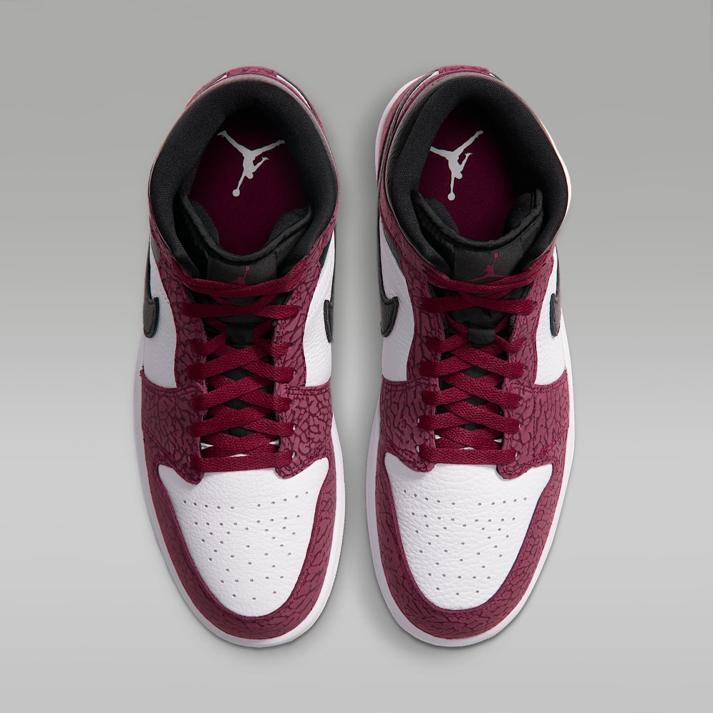 Air Jordan 1 Mid SE Schuh (Herren) – Team Red/Schwarz/Dark Team Red/Weiß