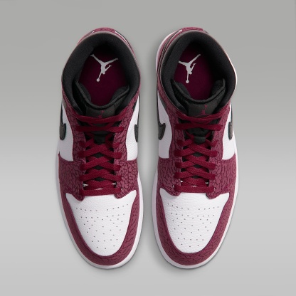 Air Jordan 1 Mid SE Schuh (Herren) – Team Red/Schwarz/Dark Team Red/Weiß