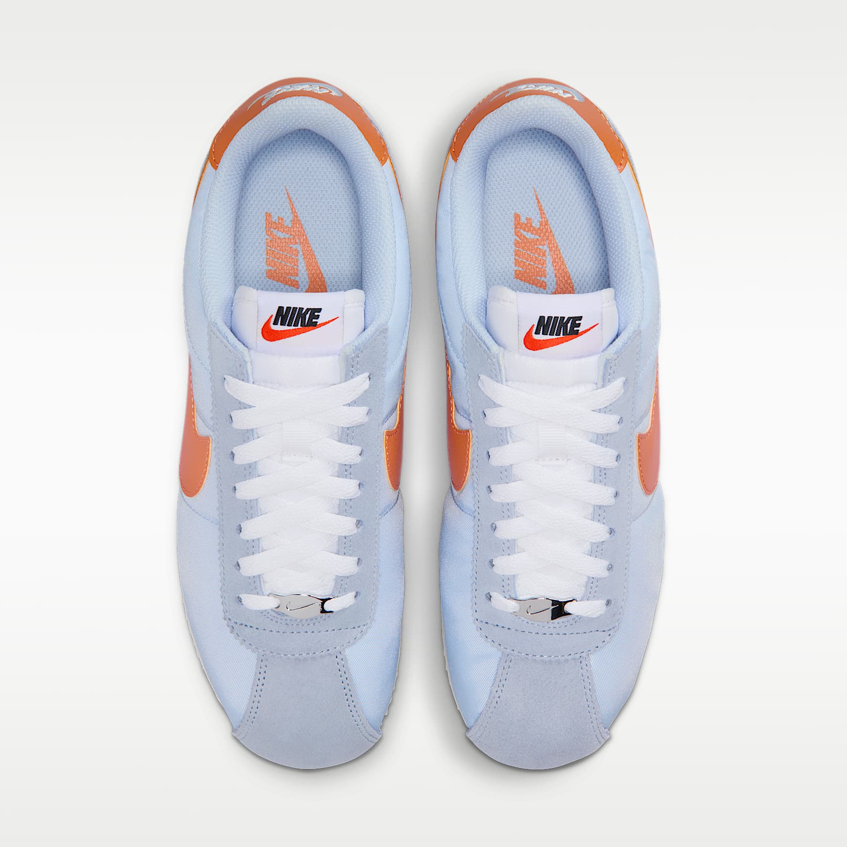 Nike Cortez Textile Schuh (Damen) – Hydrogen Blue/Weiß/Hot Curry