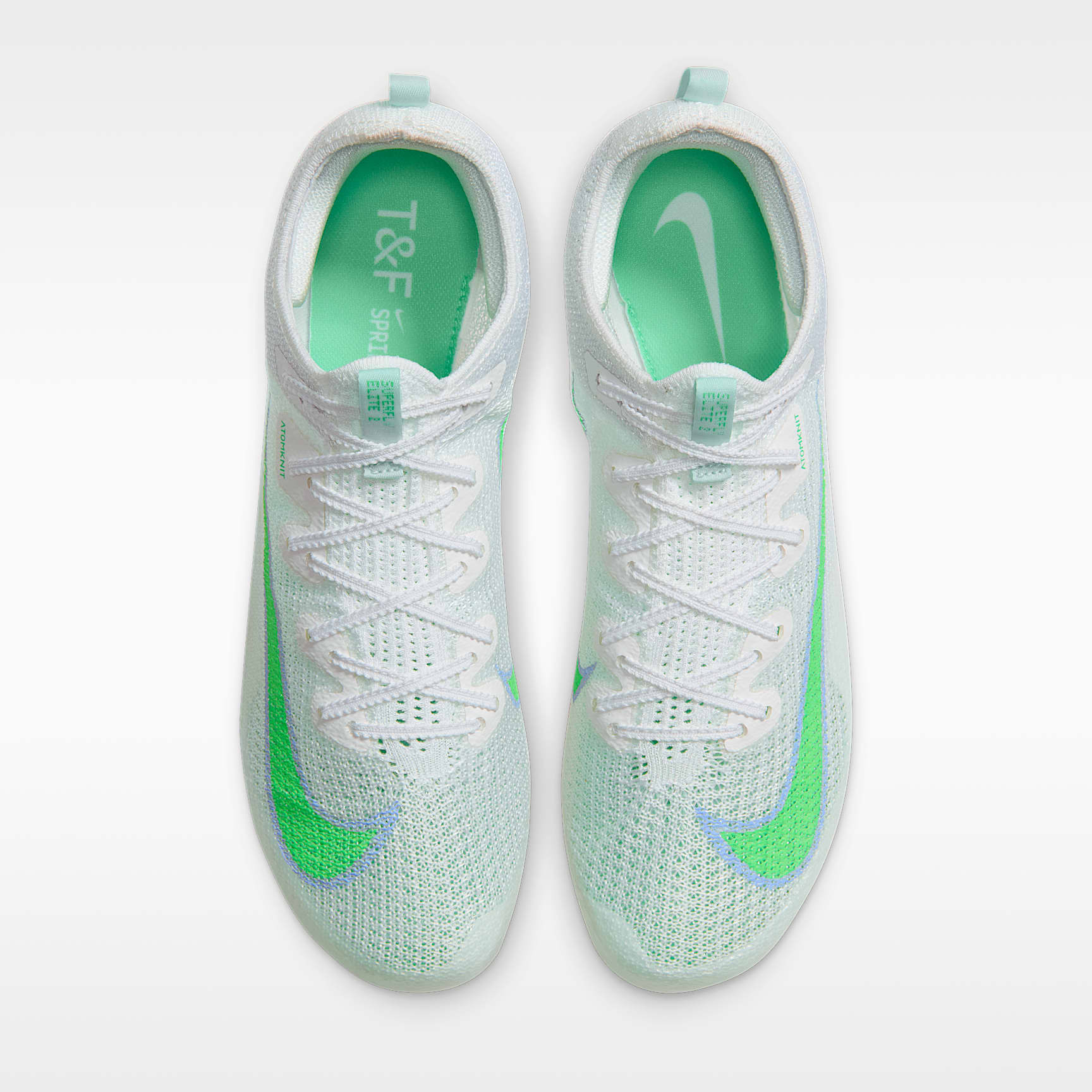 Nike Zoom Superfly Elite 2 Sprint-Spikes – Summit White/Aluminum/Atomic Pink/Electro Green