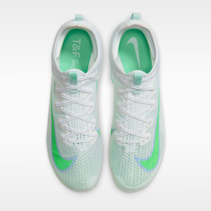 Nike Zoom Superfly Elite 2 Sprint-Spikes – Summit White/Aluminum/Atomic Pink/Electro Green