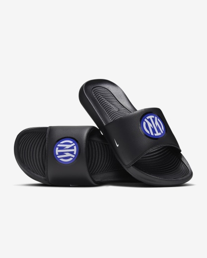 Inter Mailand Victori One Nike Slides (Herren) – Schwarz/Multi-Color/Weiß