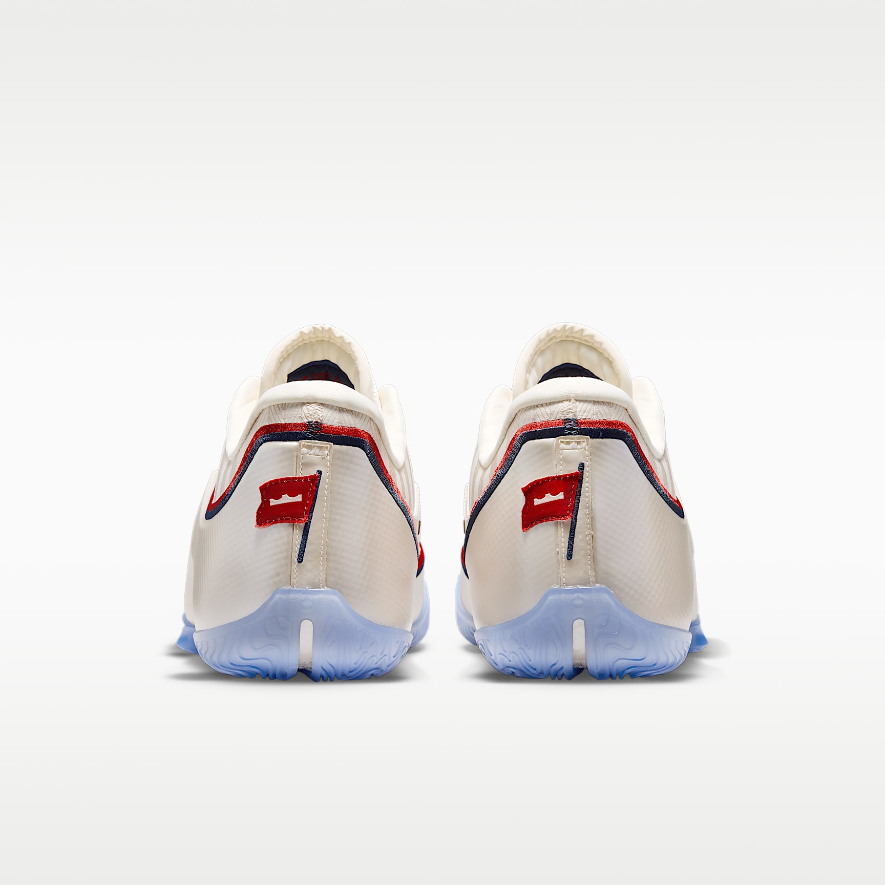 LeBron XXIII "Old Glory" Basketballschuh – Pale Ivory/University Red/Midnight Navy/Metallic Gold