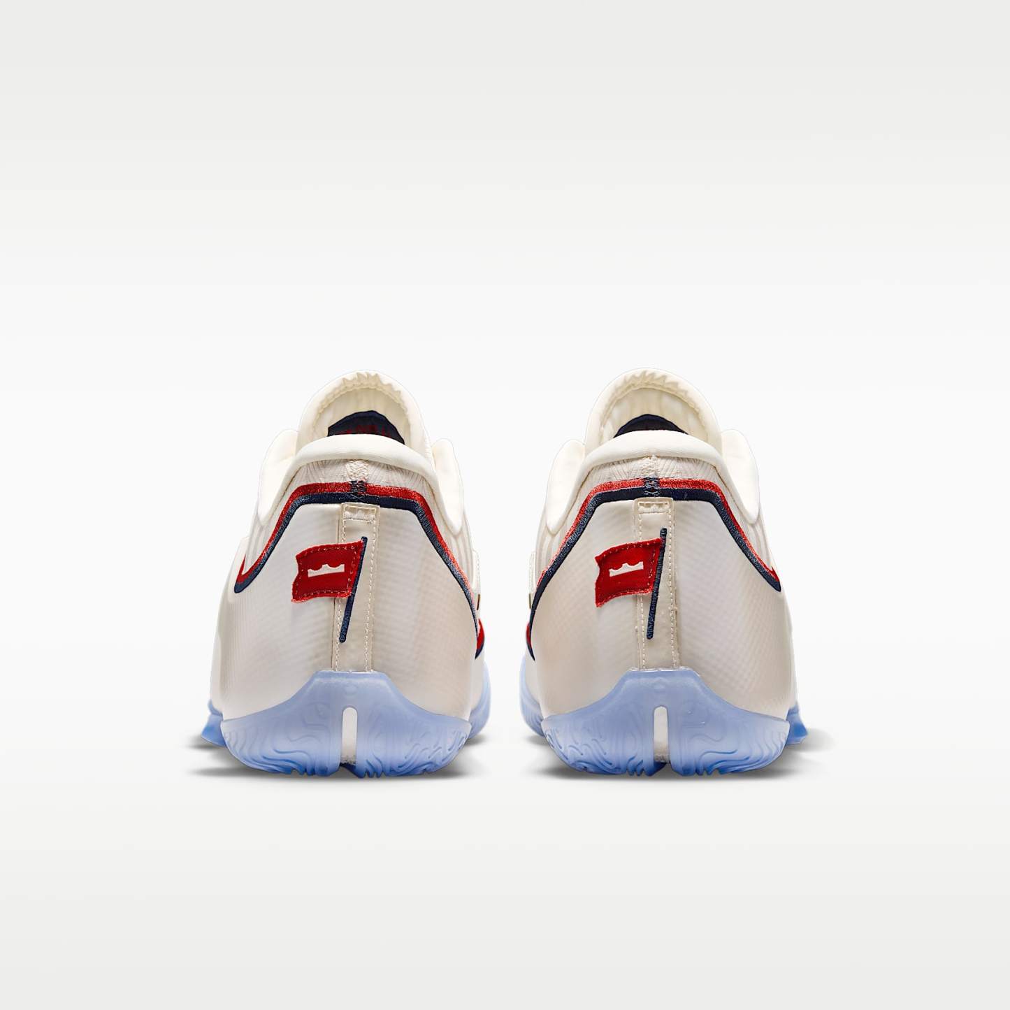 LeBron XXIII "Old Glory" Basketballschuh – Pale Ivory/University Red/Midnight Navy/Metallic Gold