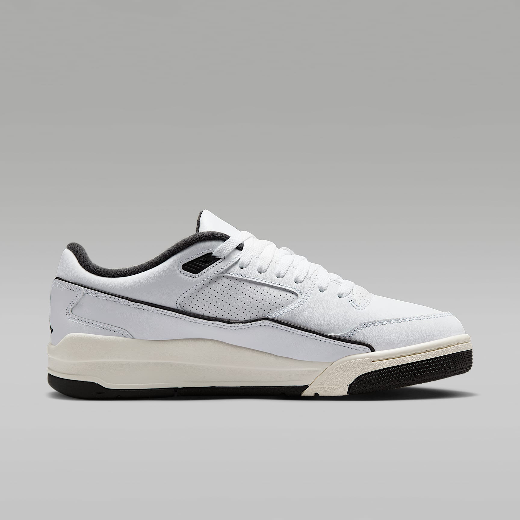 Jordan Flight Court Schuh (Herren) – Weiß/Sail/Schwarz