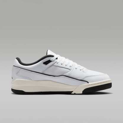 Jordan Flight Court Schuh (Herren) – Weiß/Sail/Schwarz