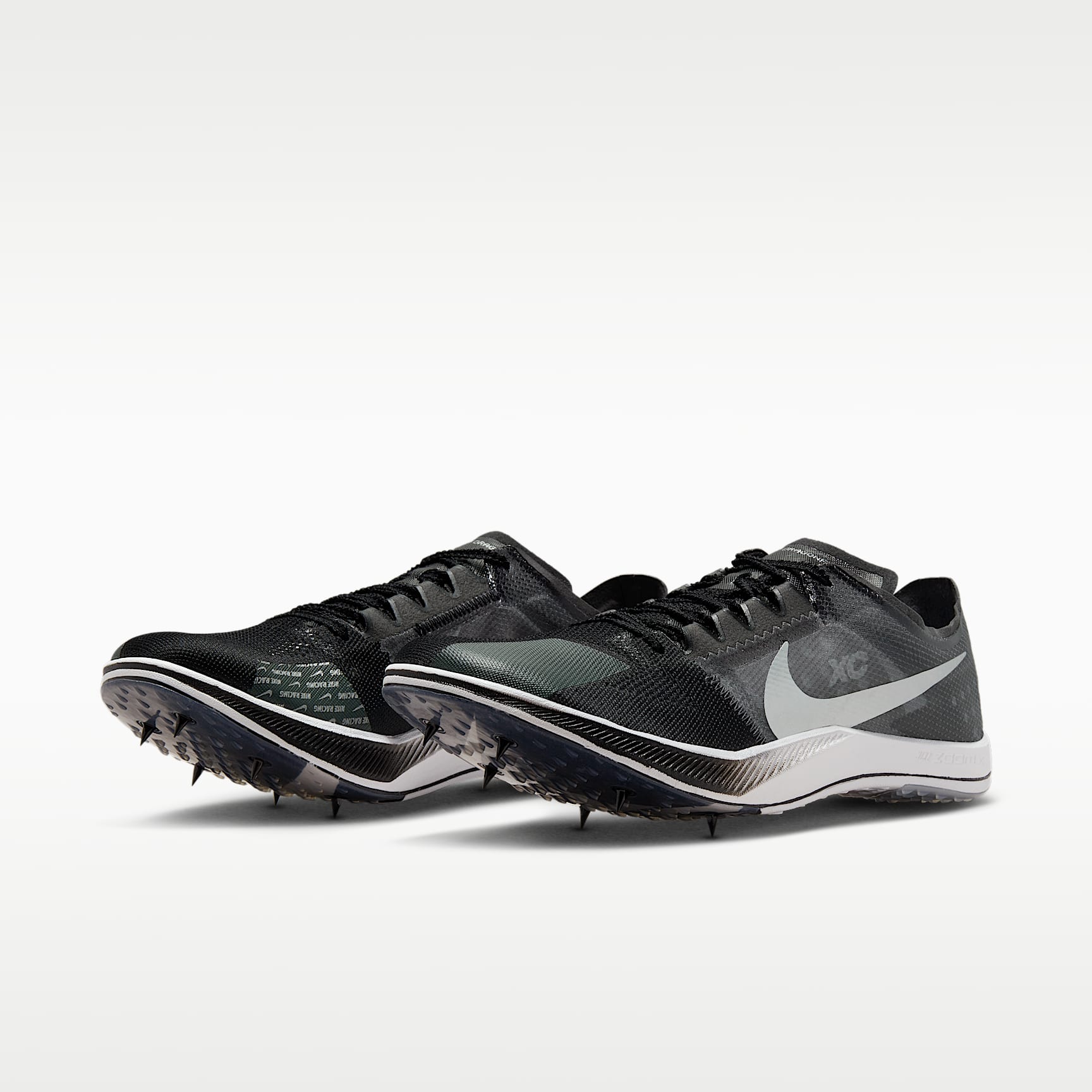 Nike Dragonfly XC Cross-Country-Spikes – Schwarz/Dark Smoke Grey/Weiß/Metallic Silver