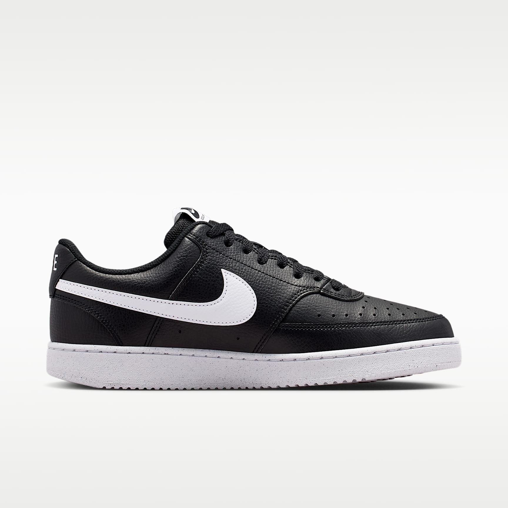 Nike Court Vision Low Next Nature Herrenschuh – Schwarz/Schwarz/Weiß