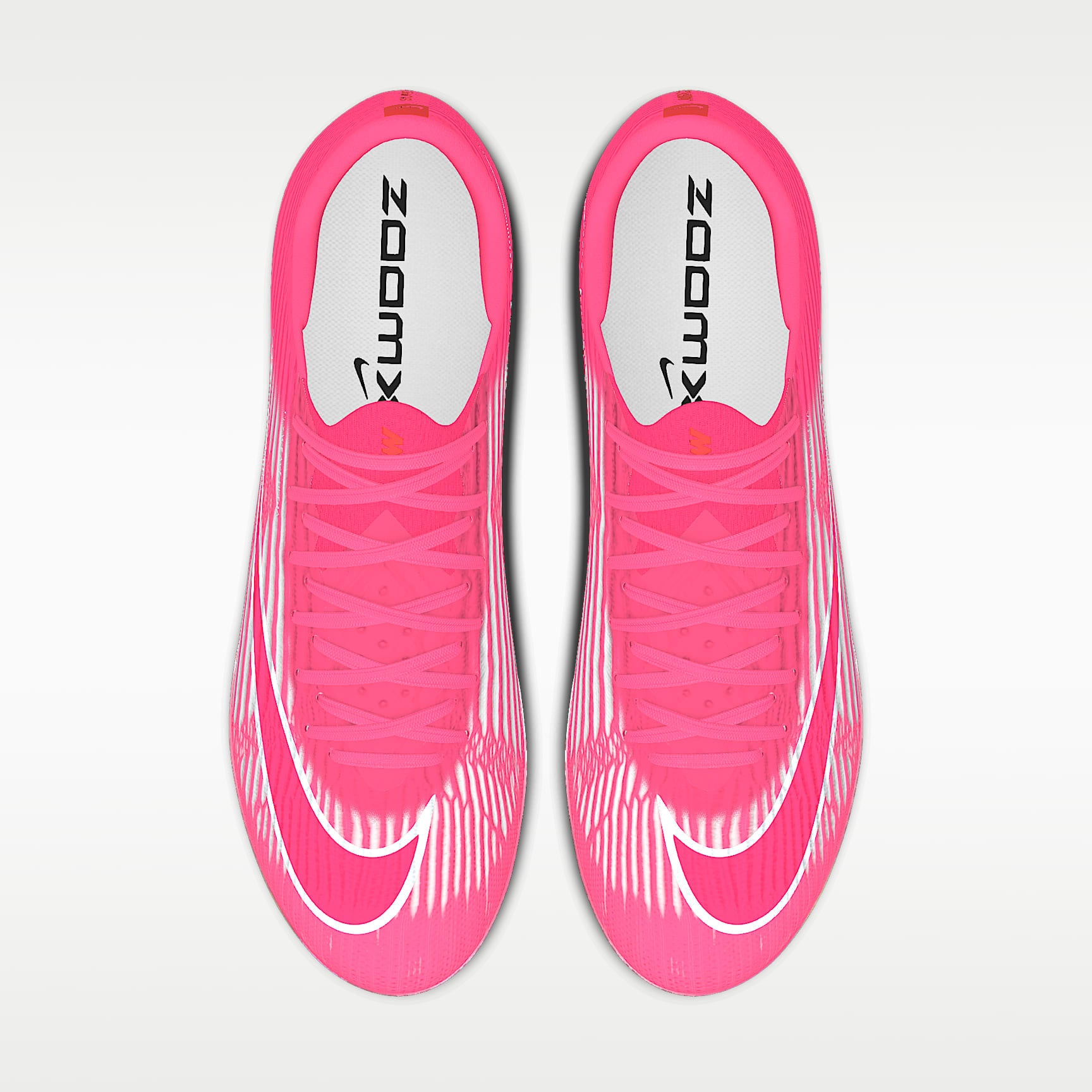 Nike Mercurial Superfly 11 Elite By You personalisierbarer Low-Top-Fußballschuh für normalen Rasen – Hyper Pink/Hyper Pink