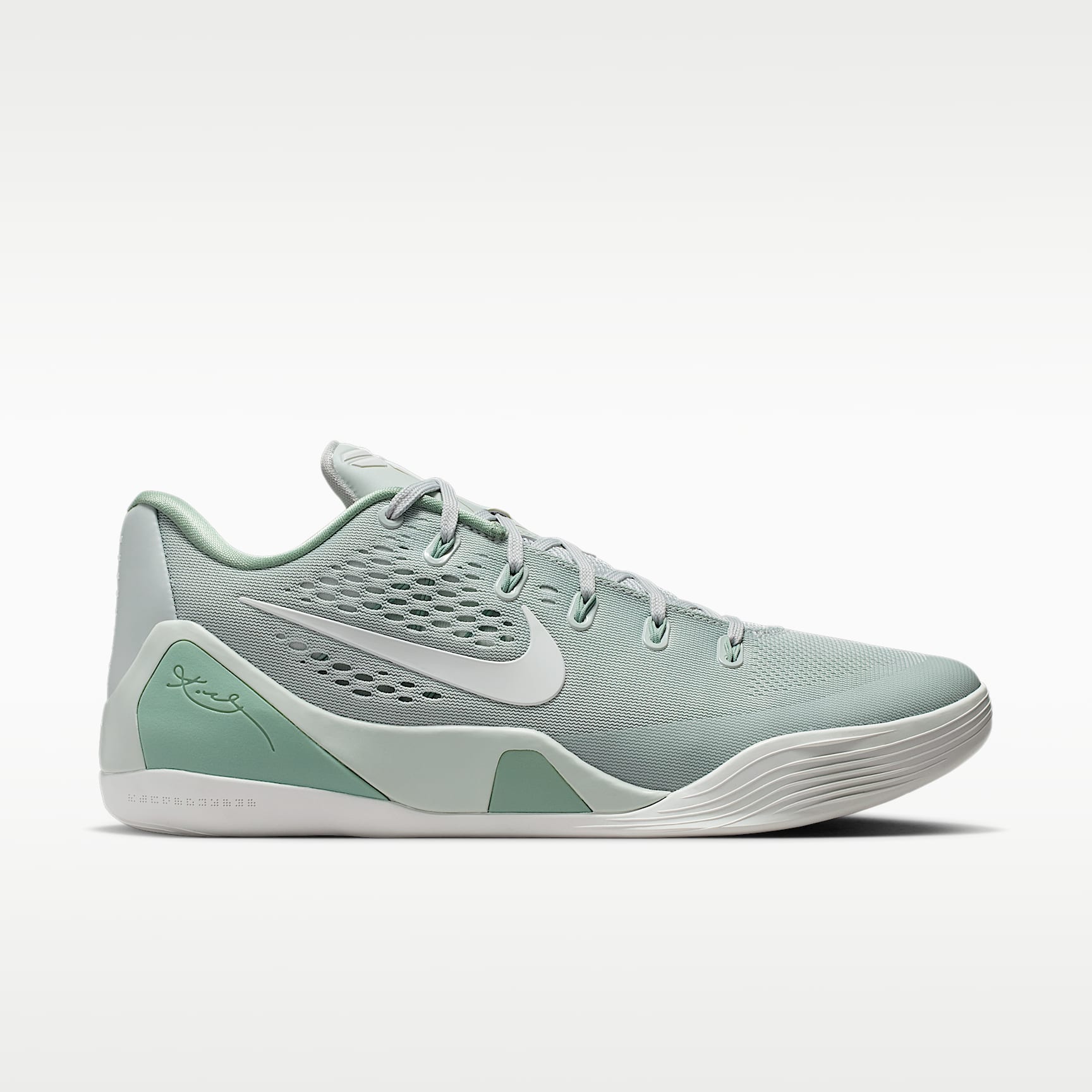 Kobe IX Elite Low EM Protro Basketballschuh – Light Silver/Summit White/Steam